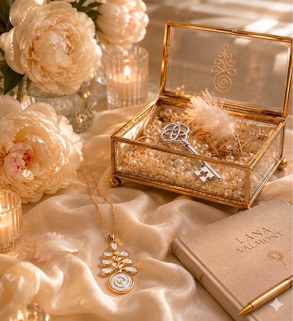 Lana Valmont magic box — symbolic tools for intuitive sessions
